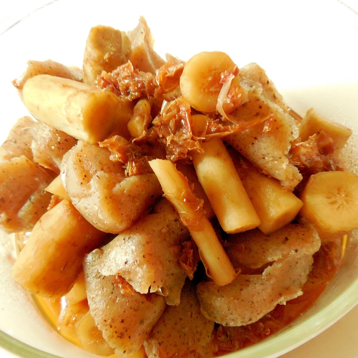 かつお風味ごぼうとこんにゃく煮 レシピ 作り方 By ドキンちゃん0298 楽天レシピ かつお風味ごぼうとこんにゃく煮 レシピ 作り方 By ドキンちゃん0298 楽天レシピ